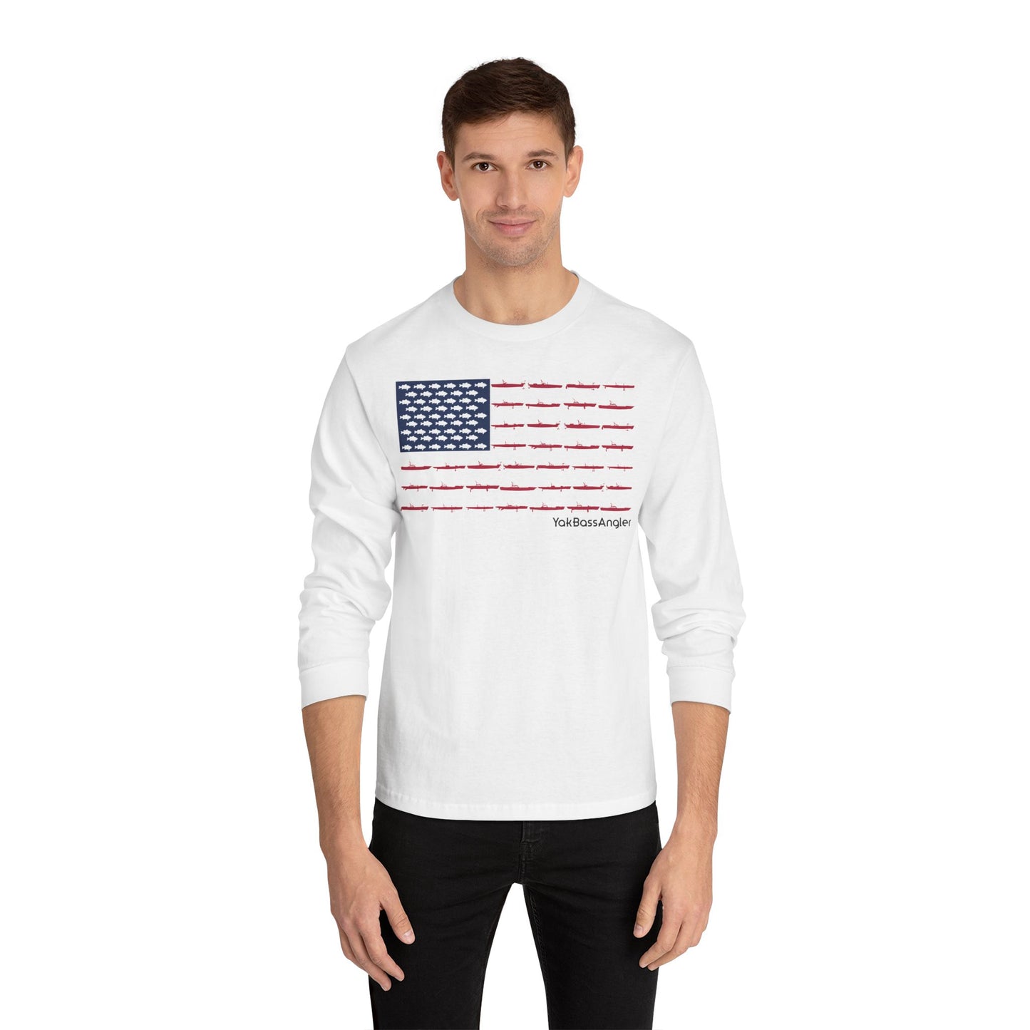 Long Sleeve T-Shirt - US Flag