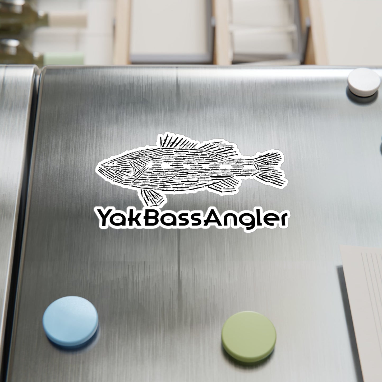Vinyl Sticker - YakBassAngler Logo