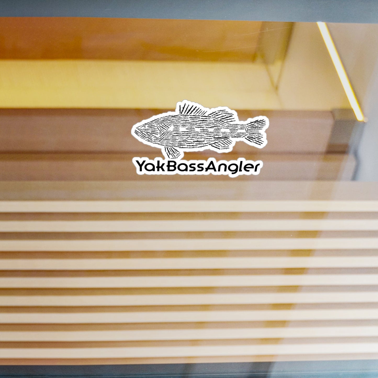 Vinyl Sticker - YakBassAngler Logo
