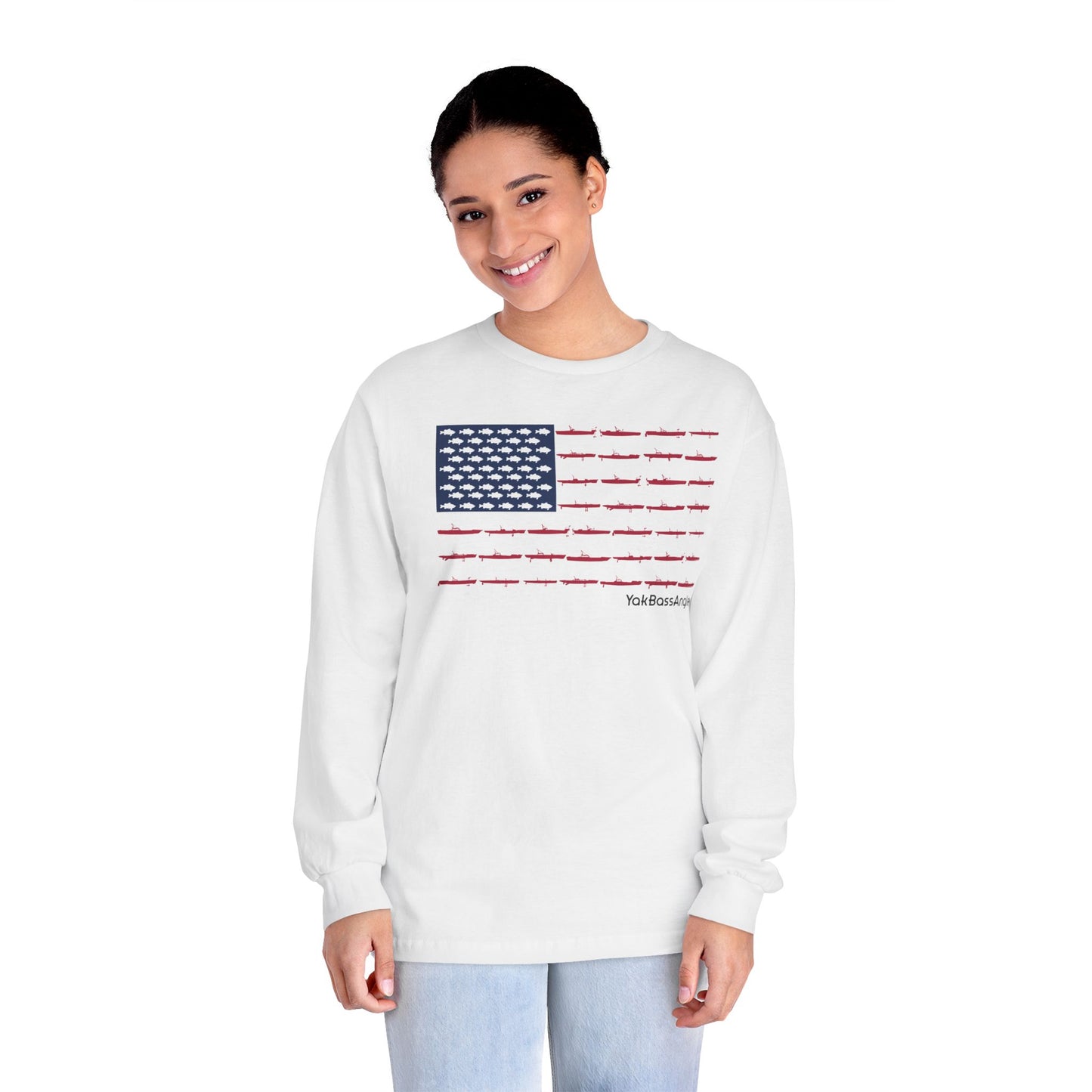 Long Sleeve T-Shirt - US Flag