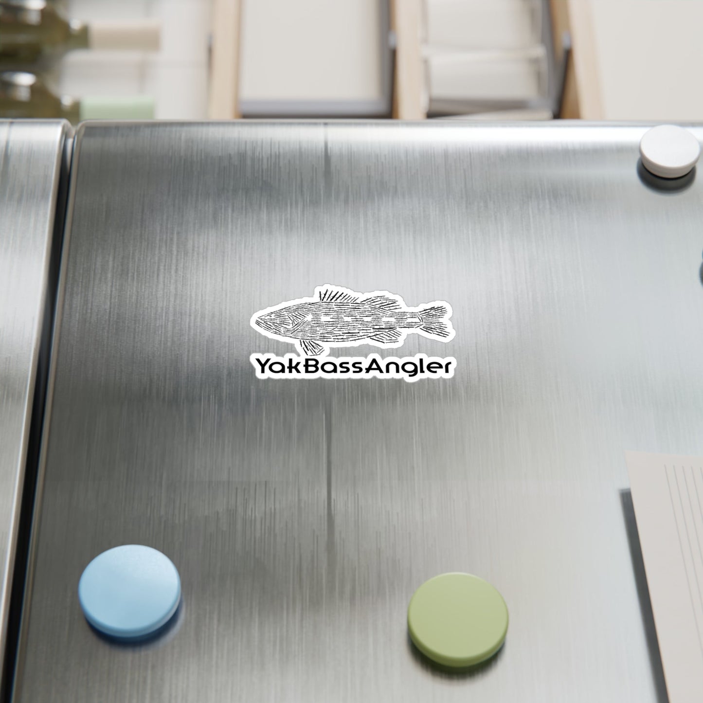 Vinyl Sticker - YakBassAngler Logo