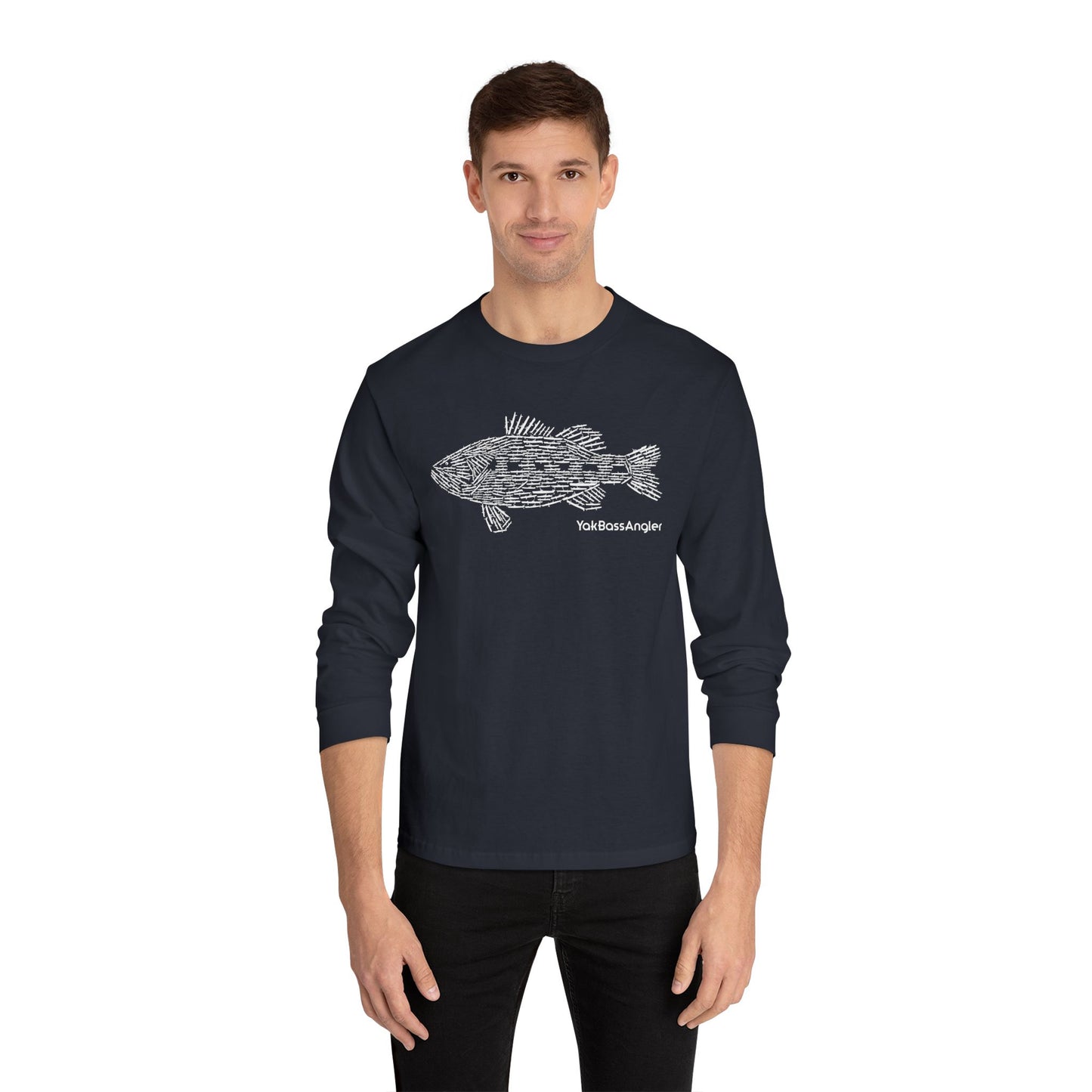 Long Sleeve T-Shirt - YakBassAngler Logo