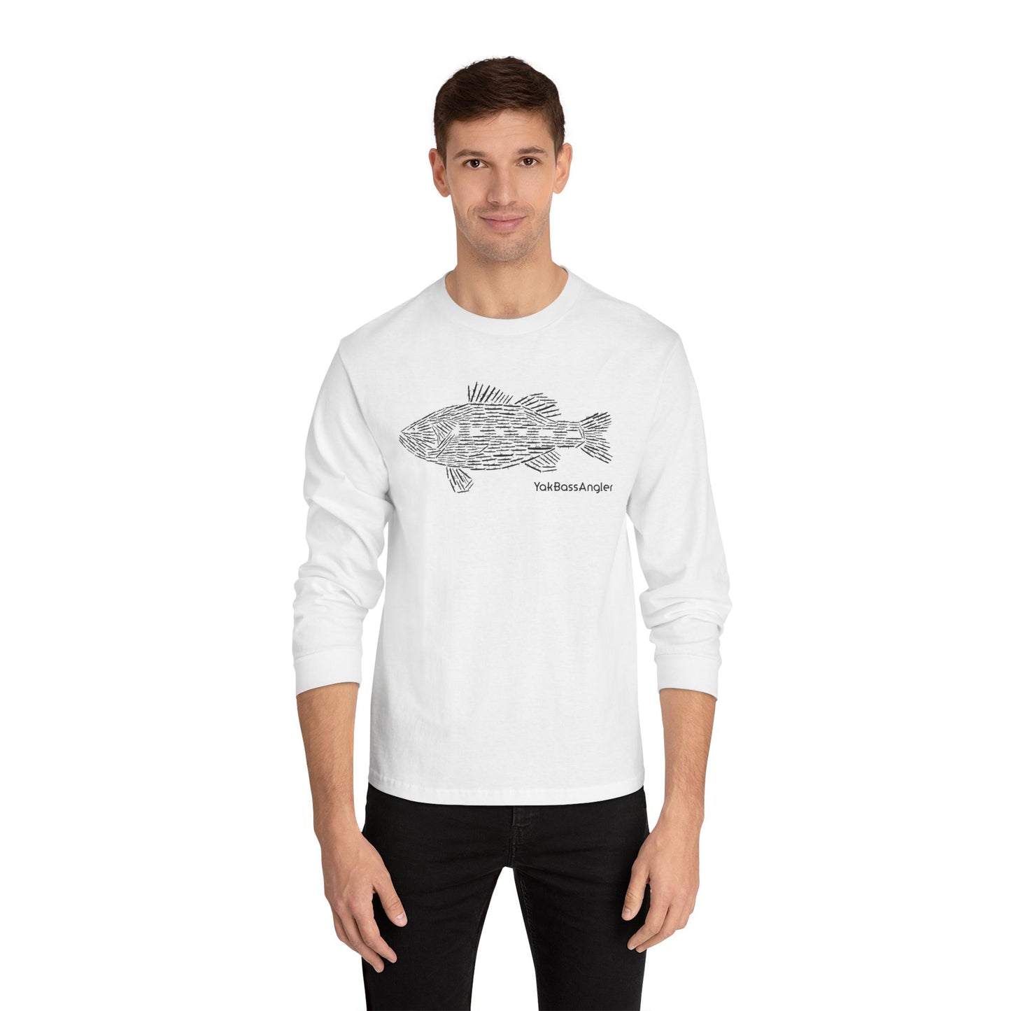 Long Sleeve T-Shirt - YakBassAngler Logo