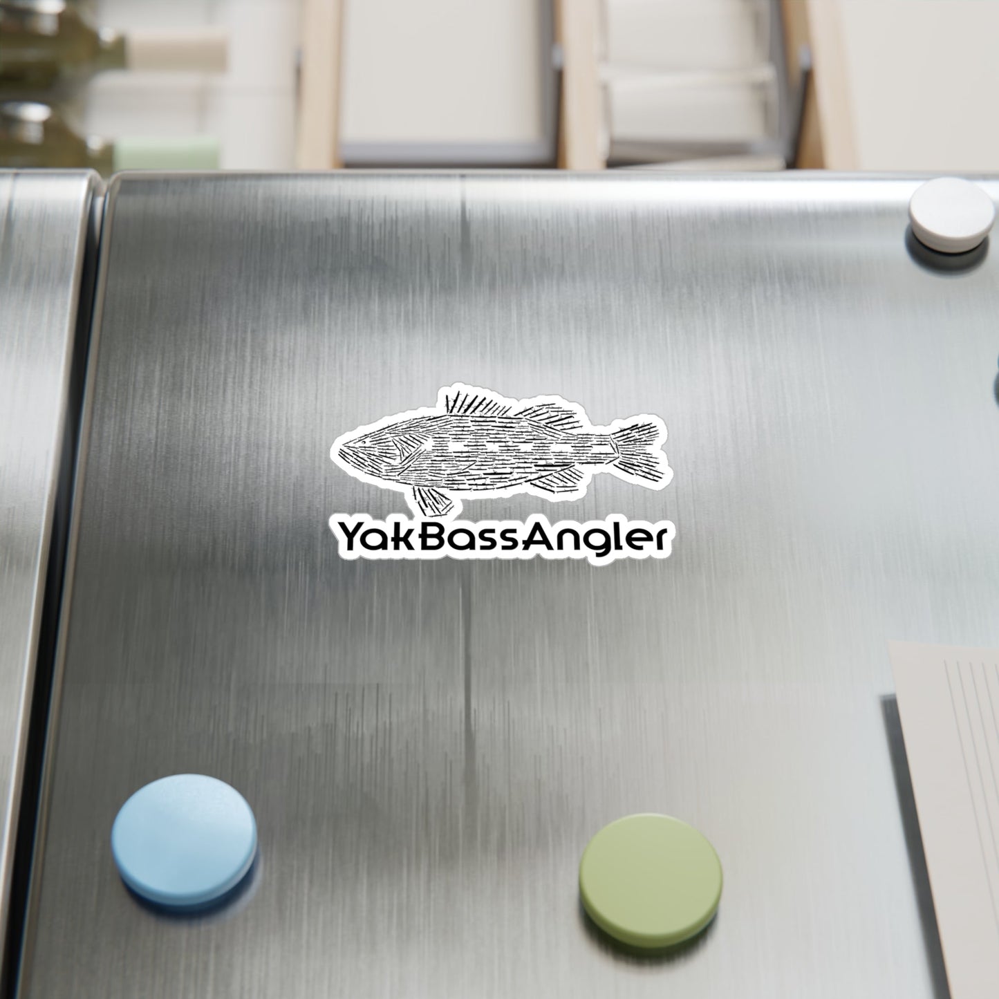 Vinyl Sticker - YakBassAngler Logo