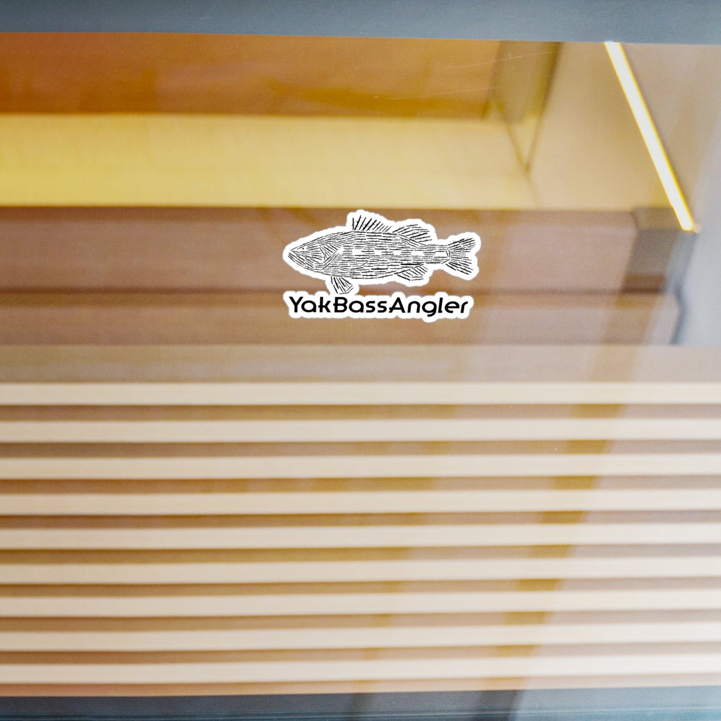 Vinyl Sticker - YakBassAngler Logo