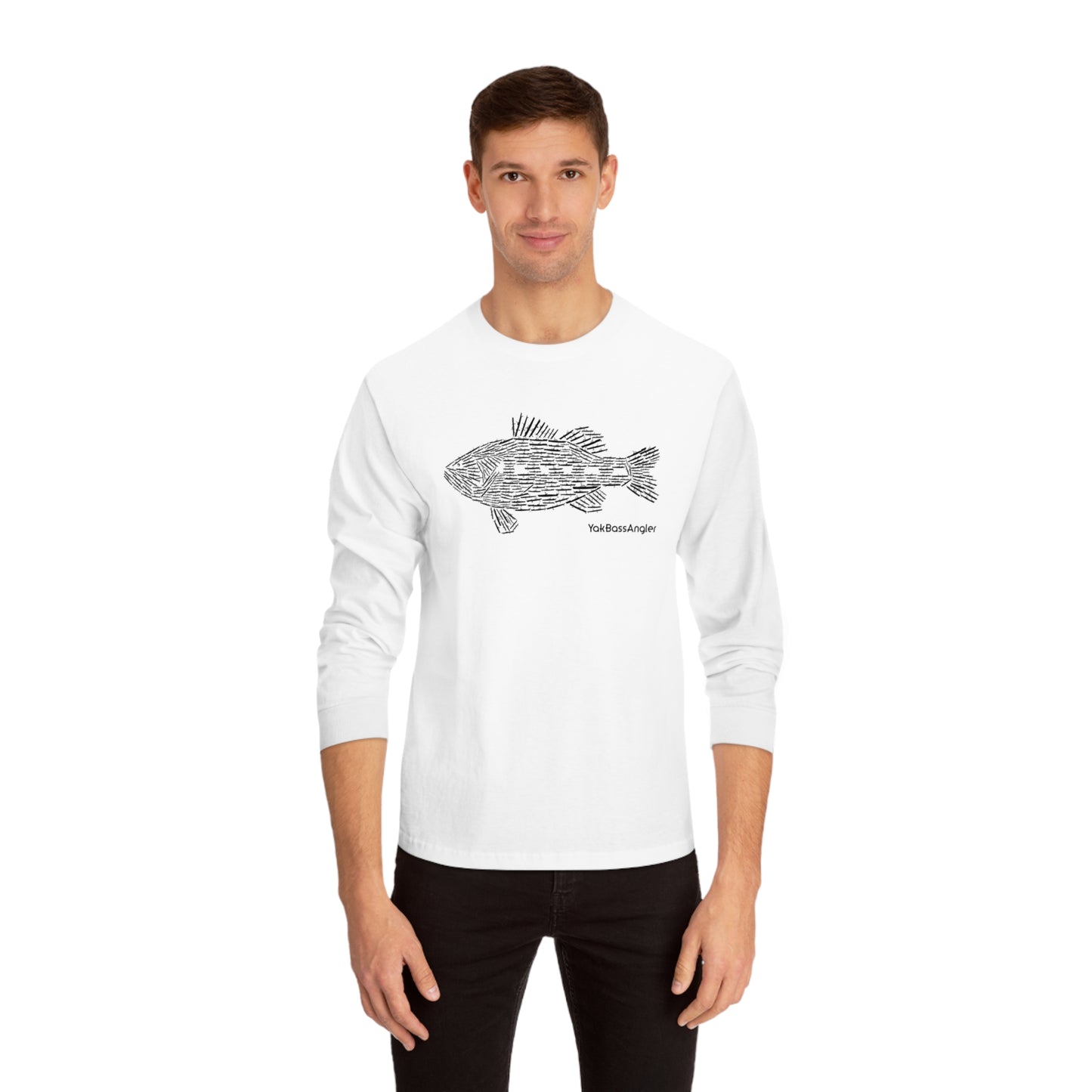 Long Sleeve T-Shirt - YakBassAngler Logo