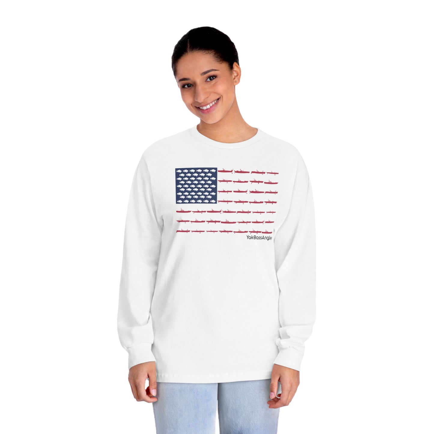 Long Sleeve T-Shirt - US Flag