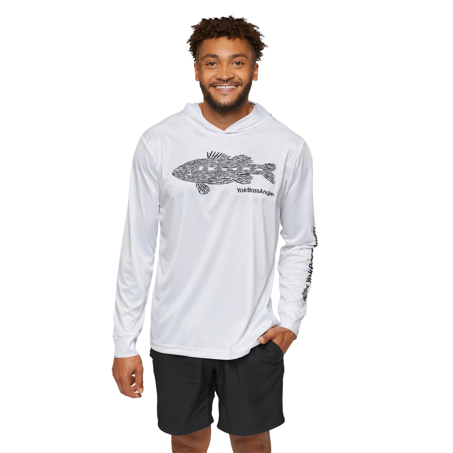 Sun Hoodie - YakBassAngler Logo