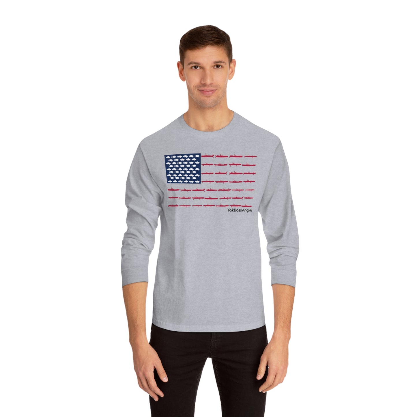 Long Sleeve T-Shirt - US Flag