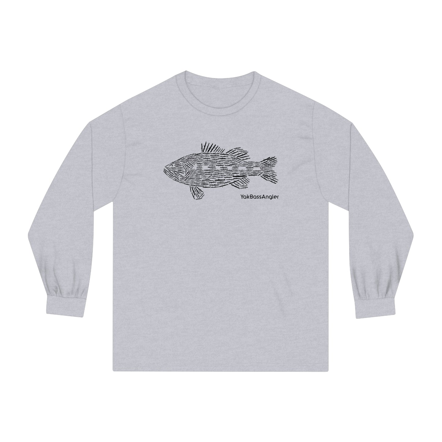 Long Sleeve T-Shirt - YakBassAngler Logo