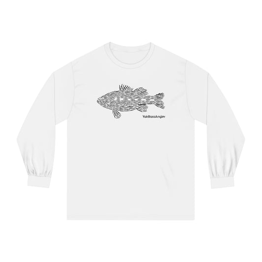 Long Sleeve T-Shirt - YakBassAngler Logo