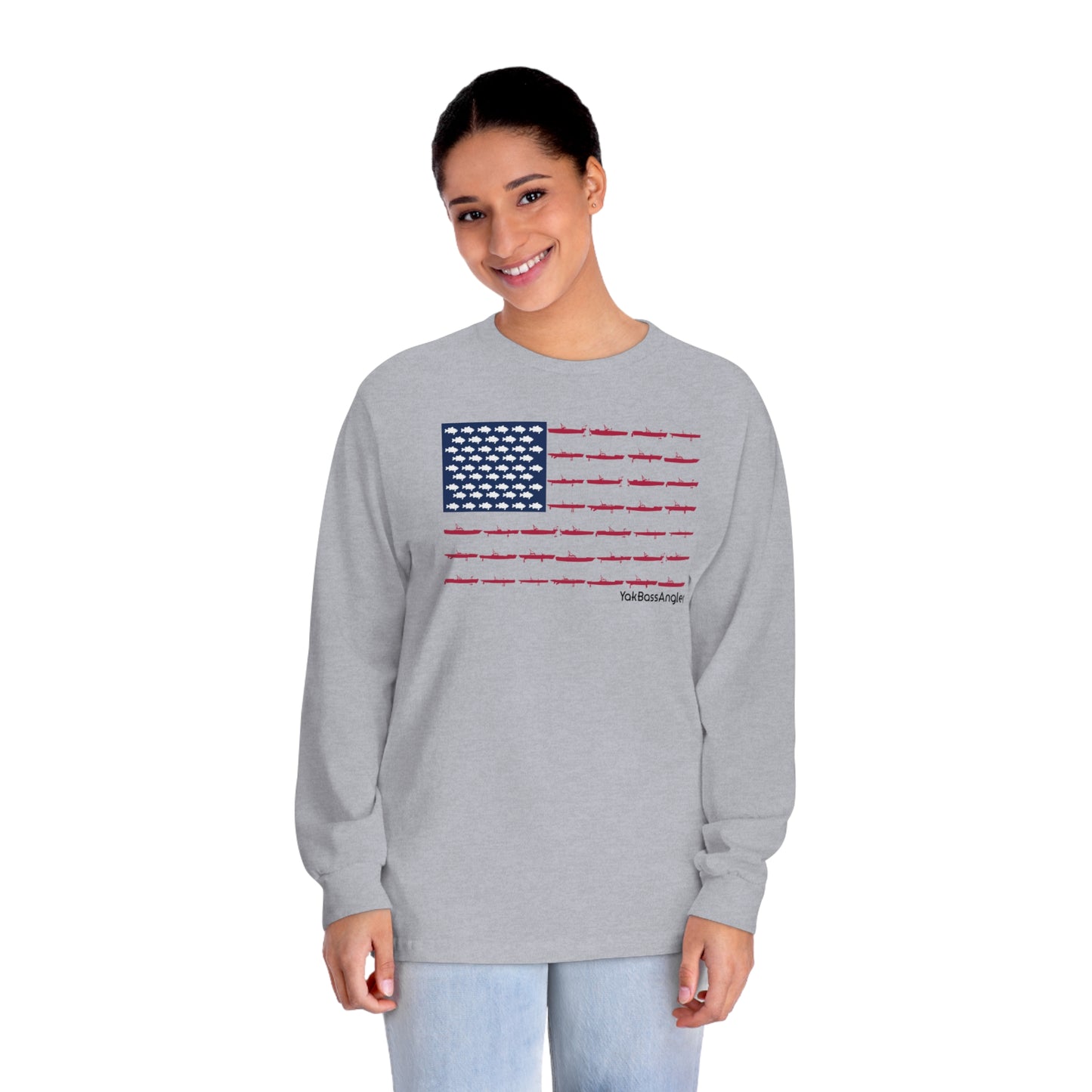 Long Sleeve T-Shirt - US Flag