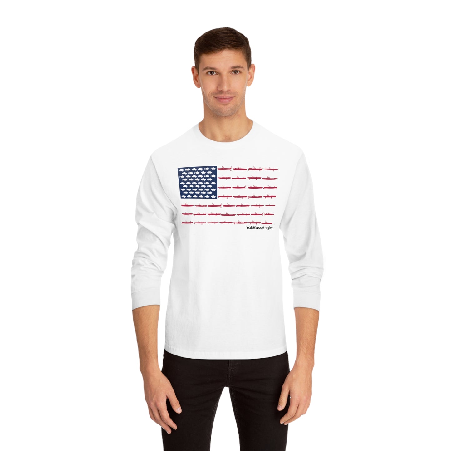 Long Sleeve T-Shirt - US Flag